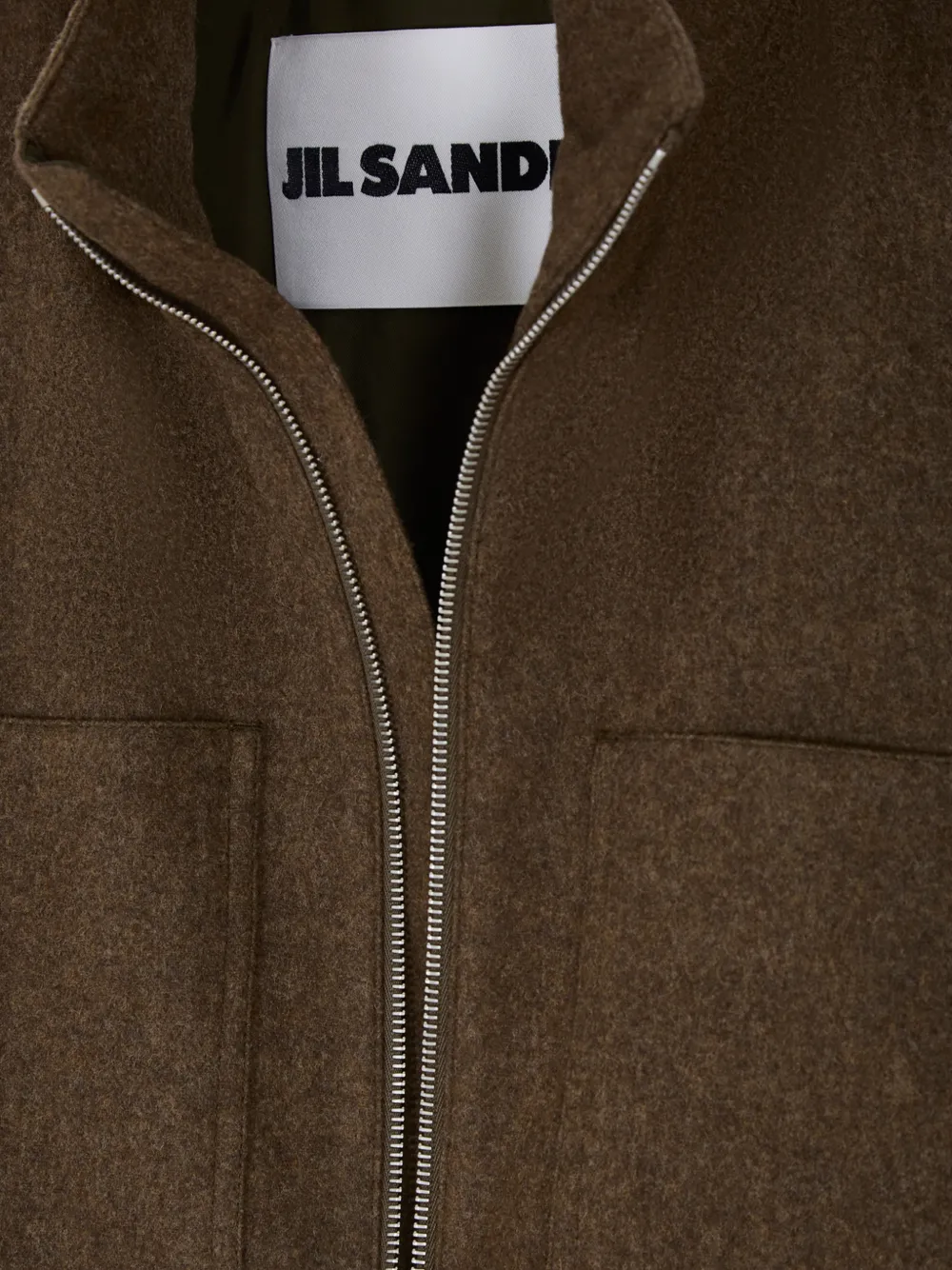 JIL SANDER+ Vilten jack Bruin