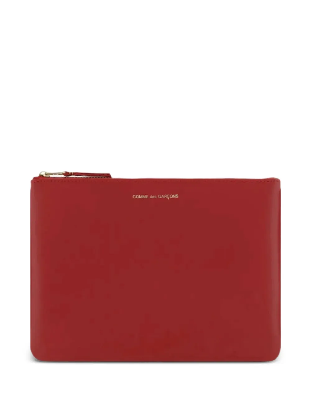 Comme Des Garçons Wallet zip-around leather wallet - Rosso