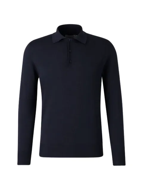 Canali long-sleeve polo shirt