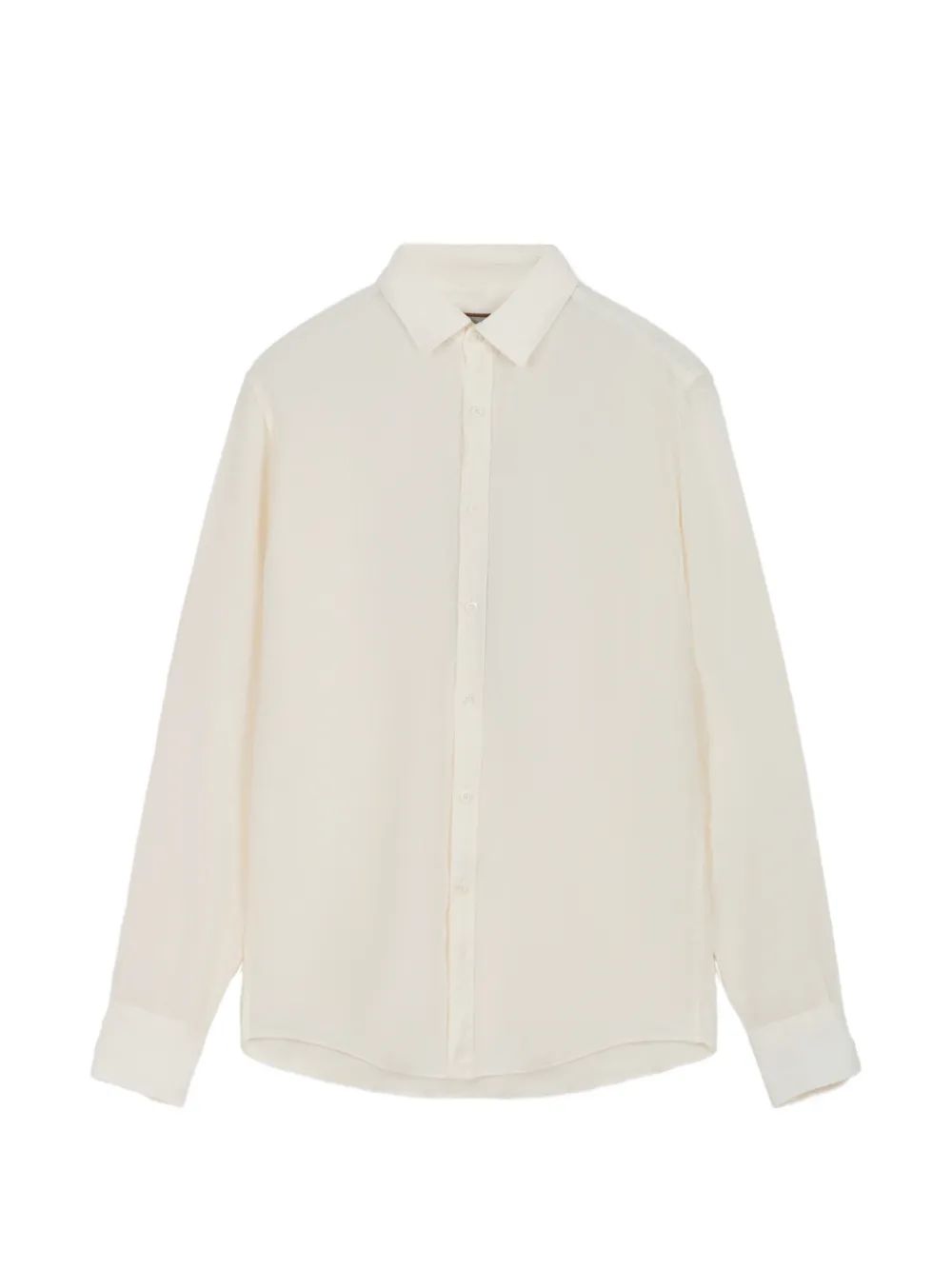 Canali linen shirt - Toni neutri