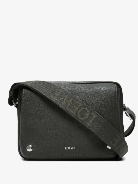 LOEWE medium Pebble logo-strap messenger bag
