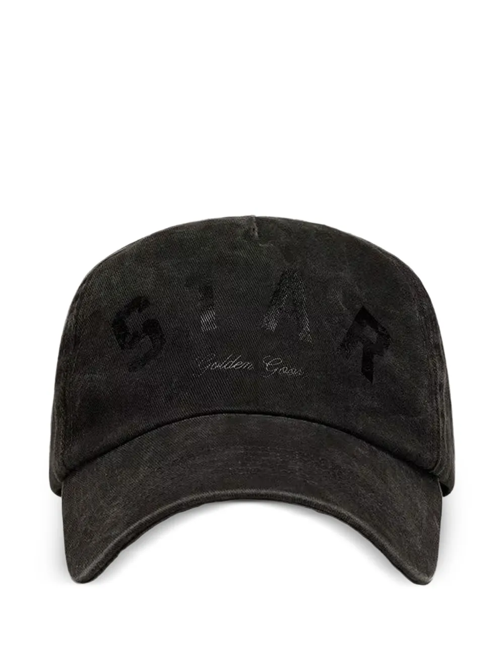 Golden Goose washed baseball cap - Schwarz