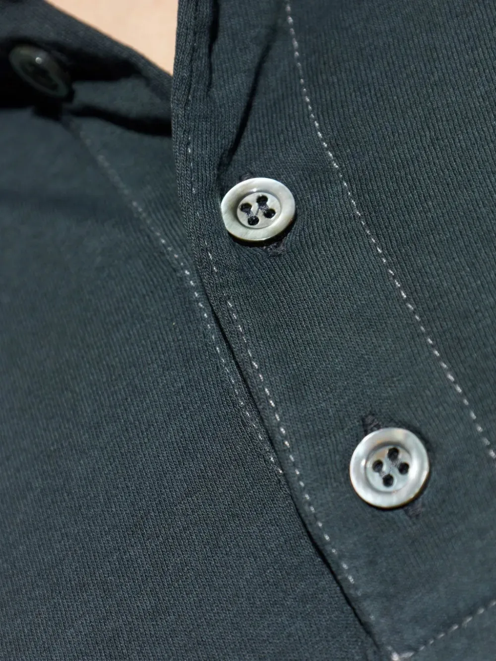 Maison Margiela Poloshirt met knopen Groen
