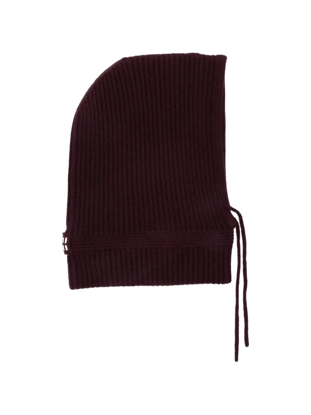  Miu Miu Tie-detail Beanie Hat - Brown 
