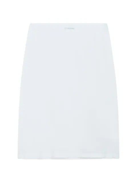 Jil Sander logo-detail midi skirt