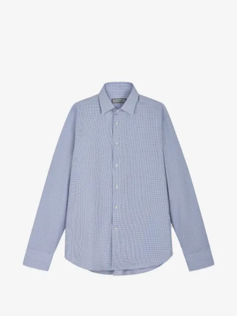 Canali long-sleeve checked shirt