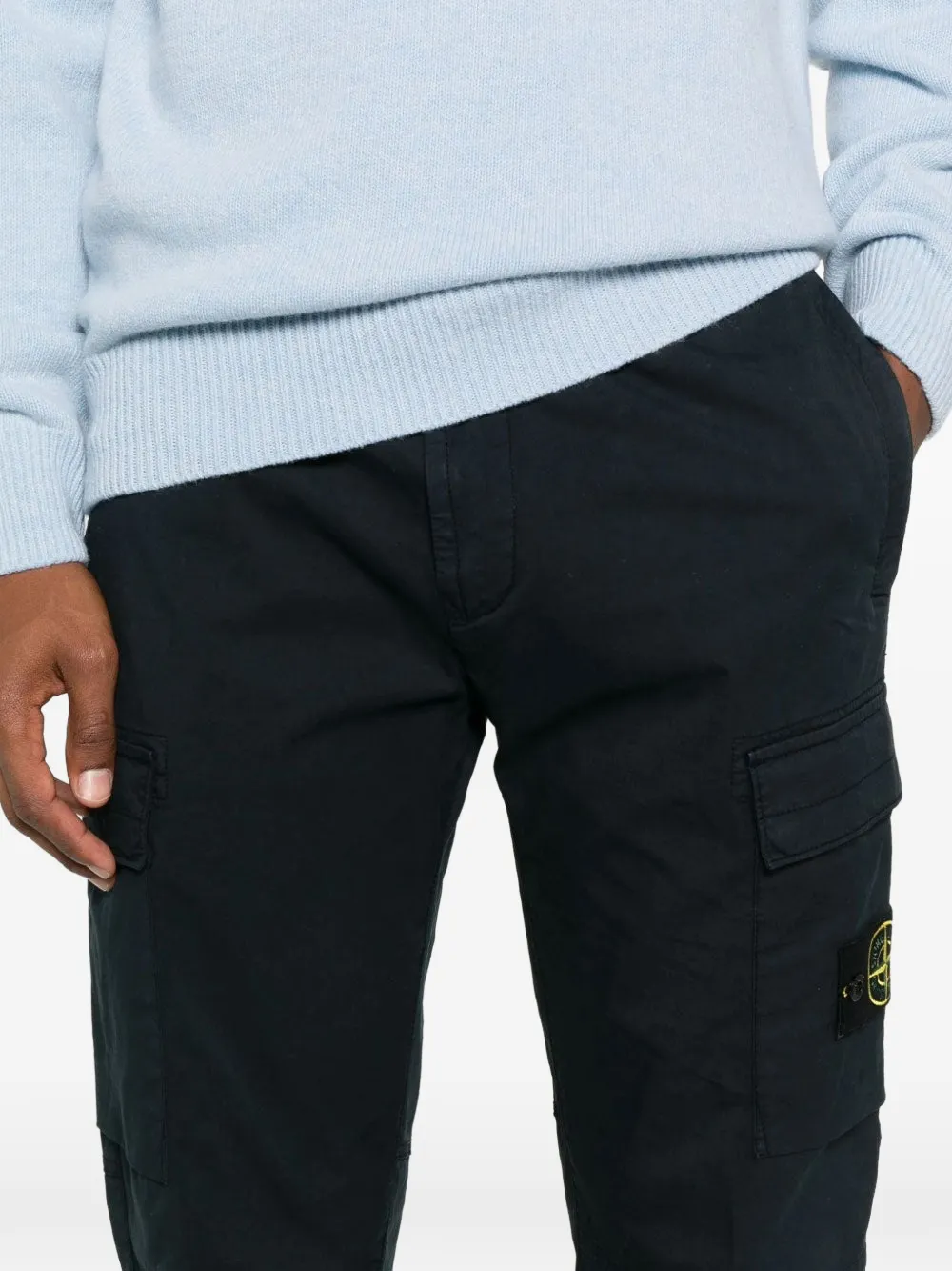 Stone Island Cargo broek Blauw