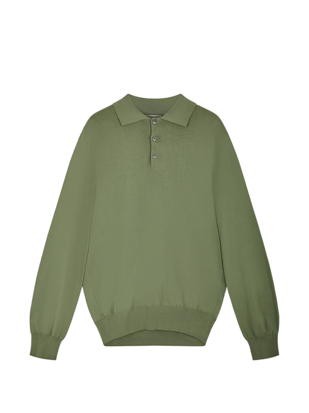 Canali Polo a maniche lunghe - Verde