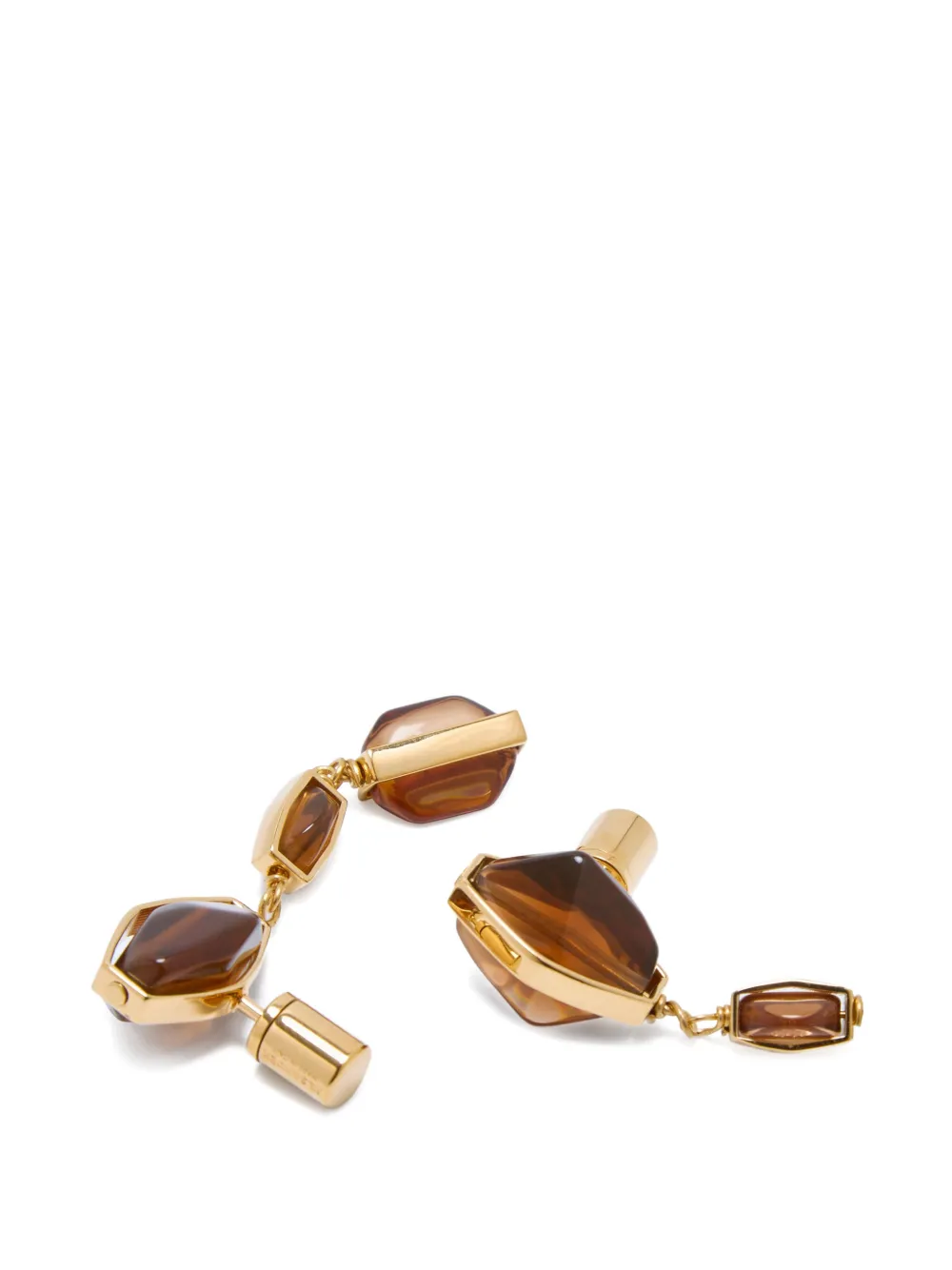  Jil Sander Drop Earrings - Gold 