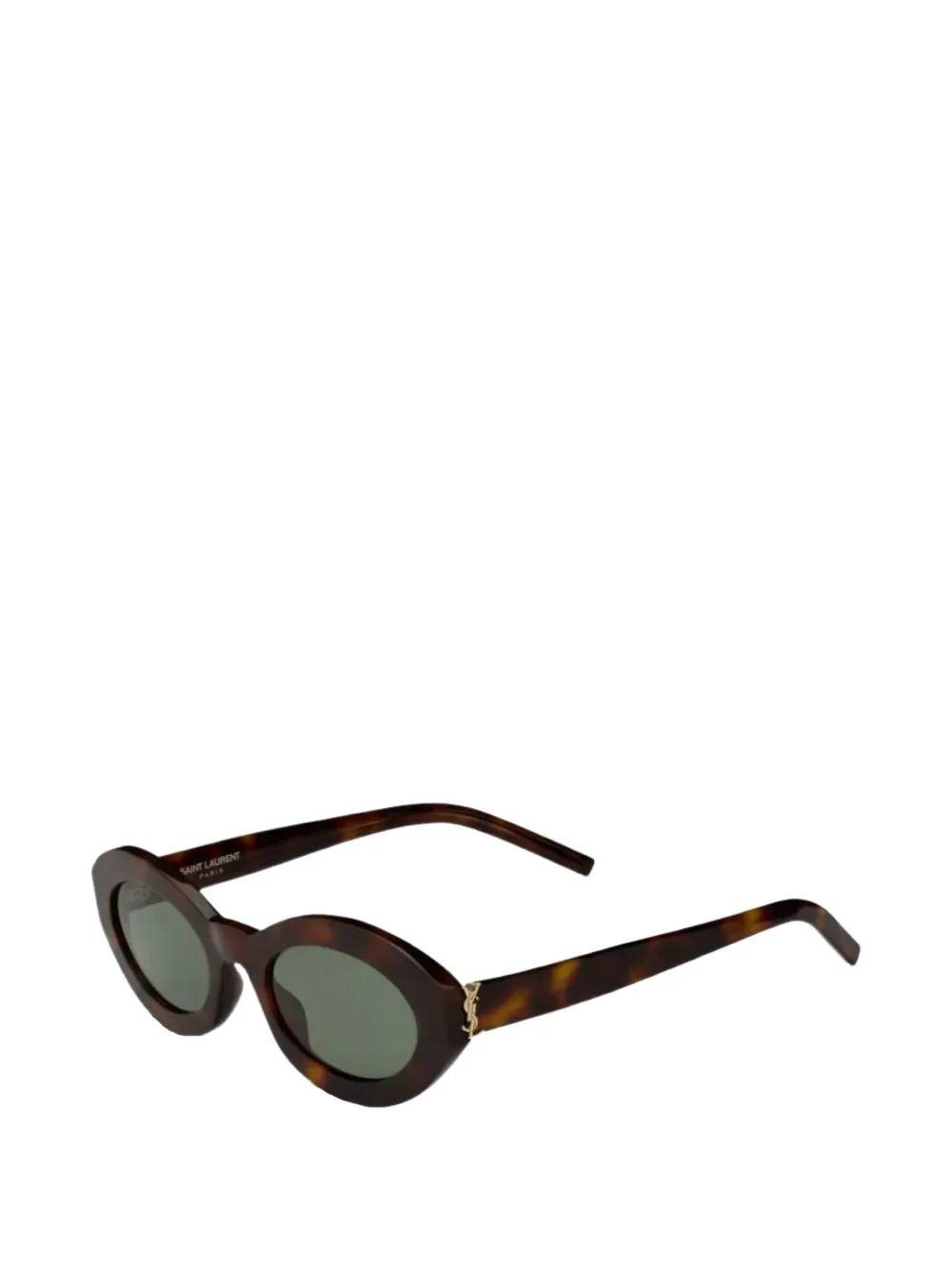 Saint Laurent Sl M136 Oval-frame Sunglasses - Brown 