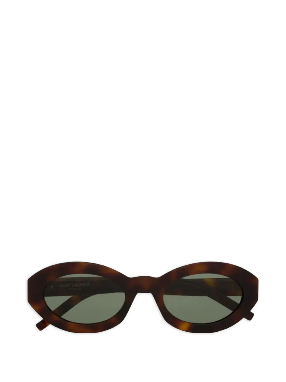Saint Laurent SL M136 oval-frame sunglasses - Braun