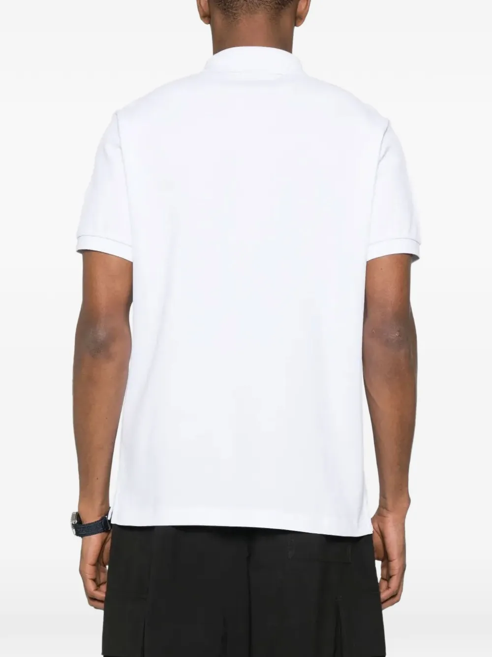 Stone Island Poloshirt met logopatch Wit