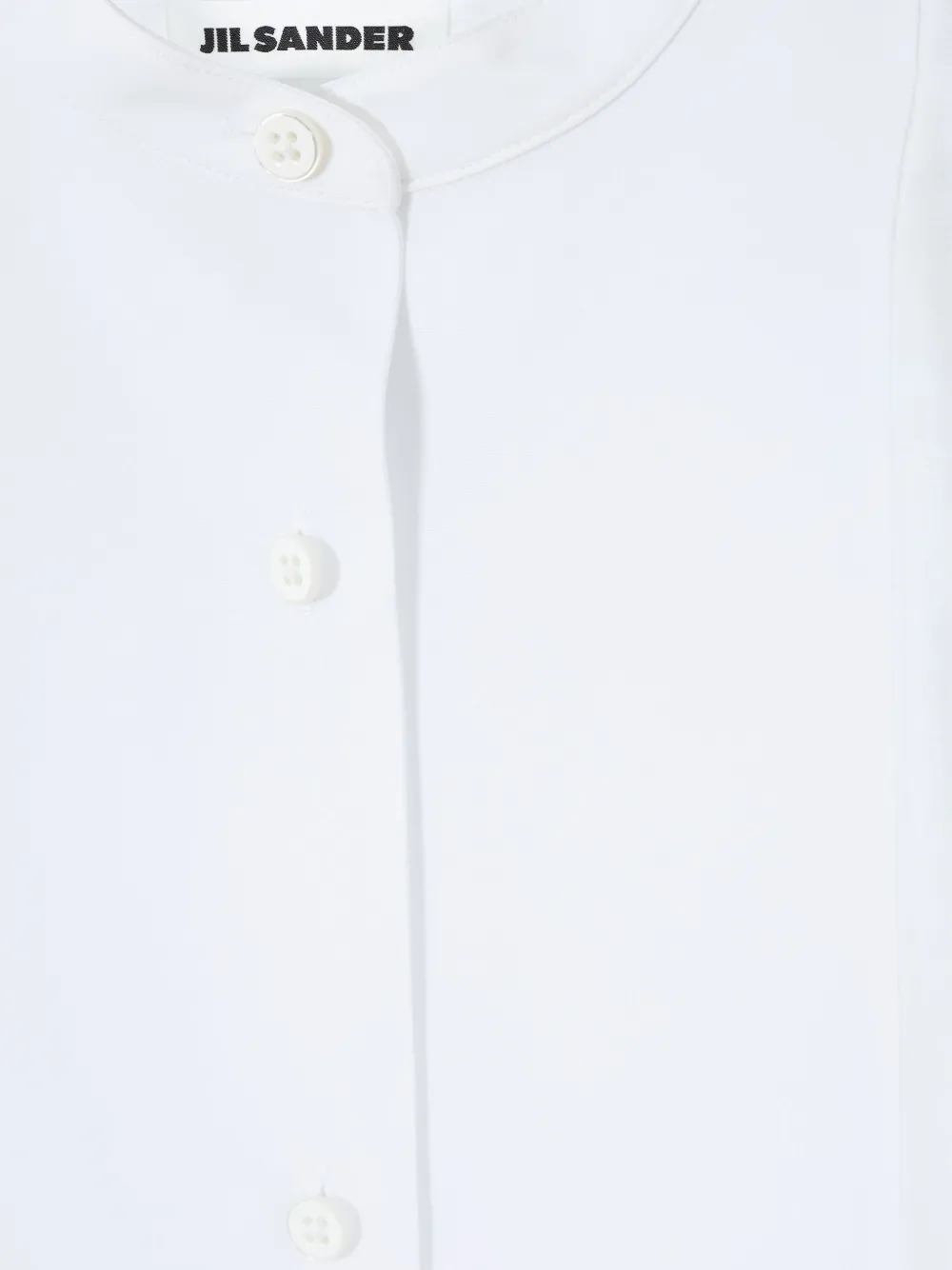 Jil Sander Katoenen blouse met lange mouwen Wit