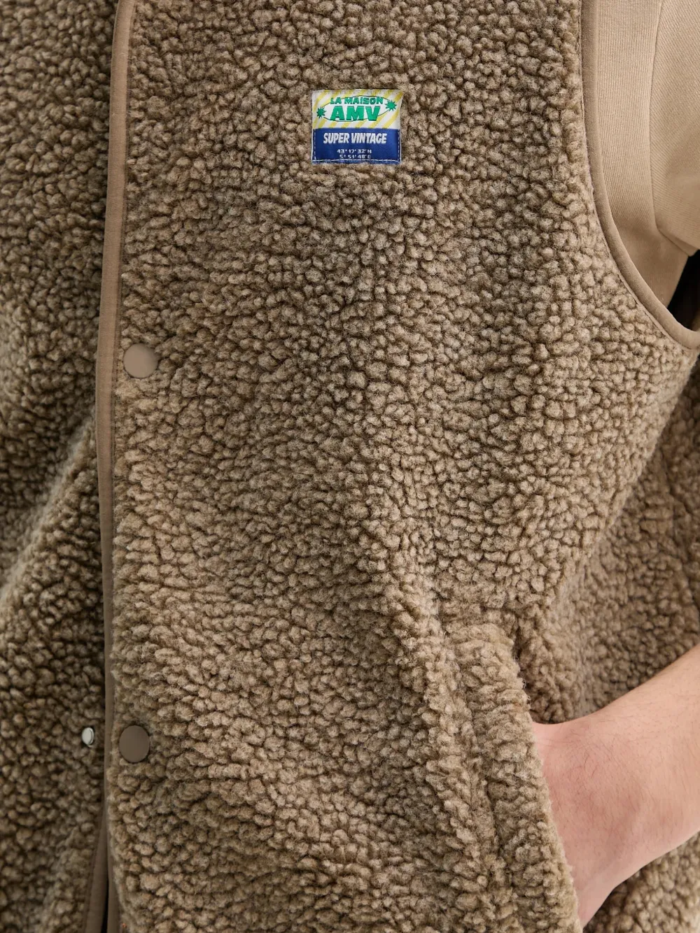 Button Sherpa Gilet