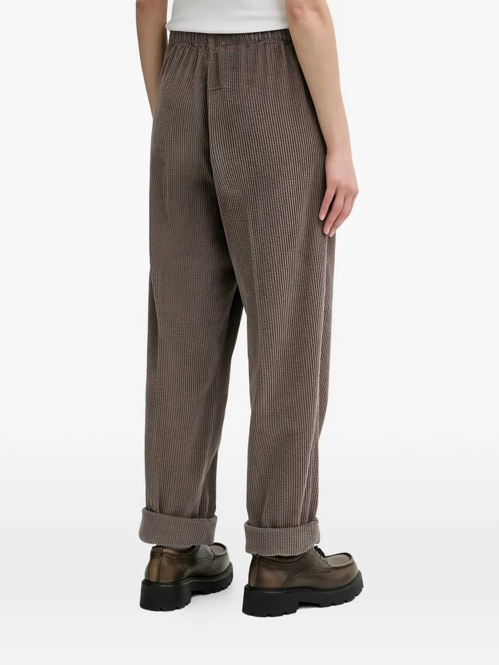 American Vintage Ribfluwelen broek Bruin