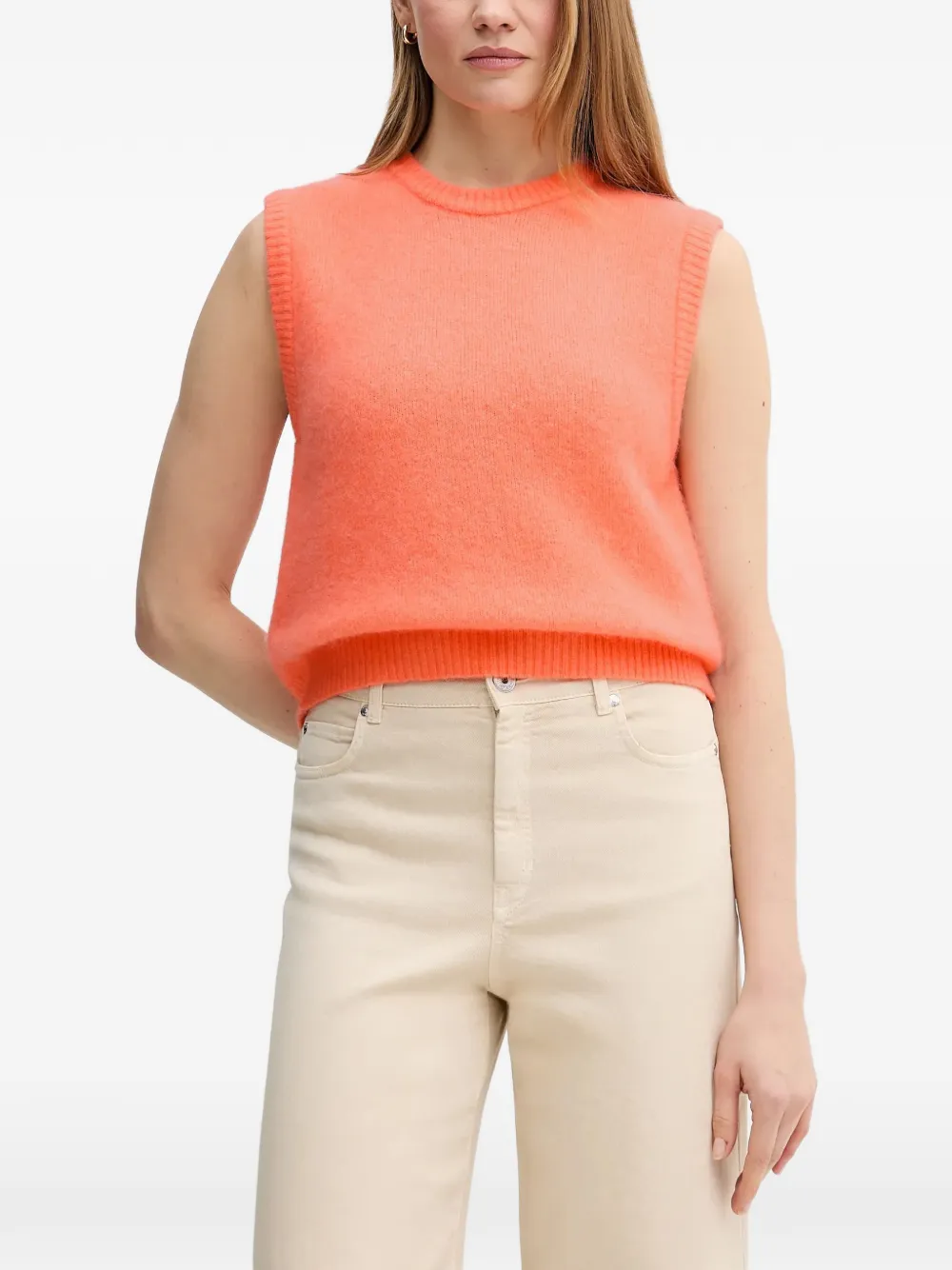 American Vintage Vitow knitted vest - Arancione