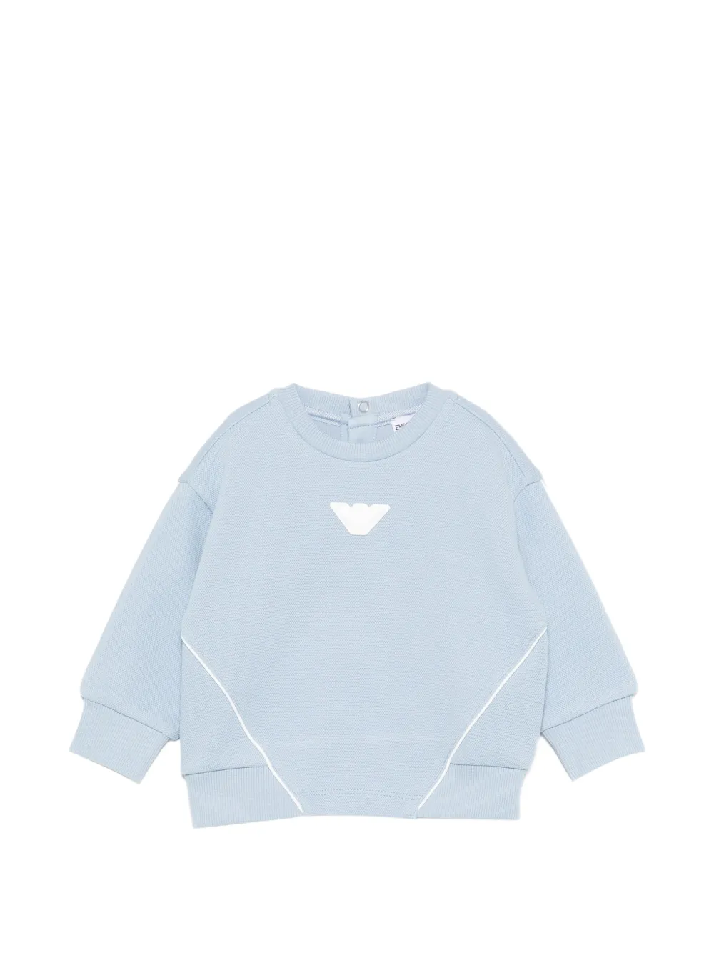 Emporio Armani Kids logo sweatshirt - Blu