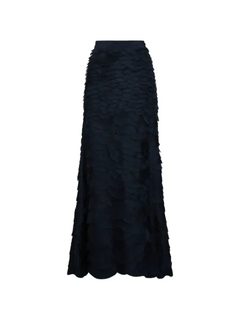 TWP Everlasting Love cascading-effect maxi skirt