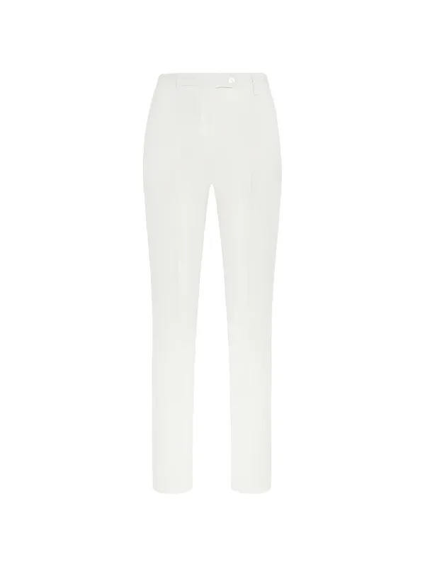 Kiton Tapered Trousers in White