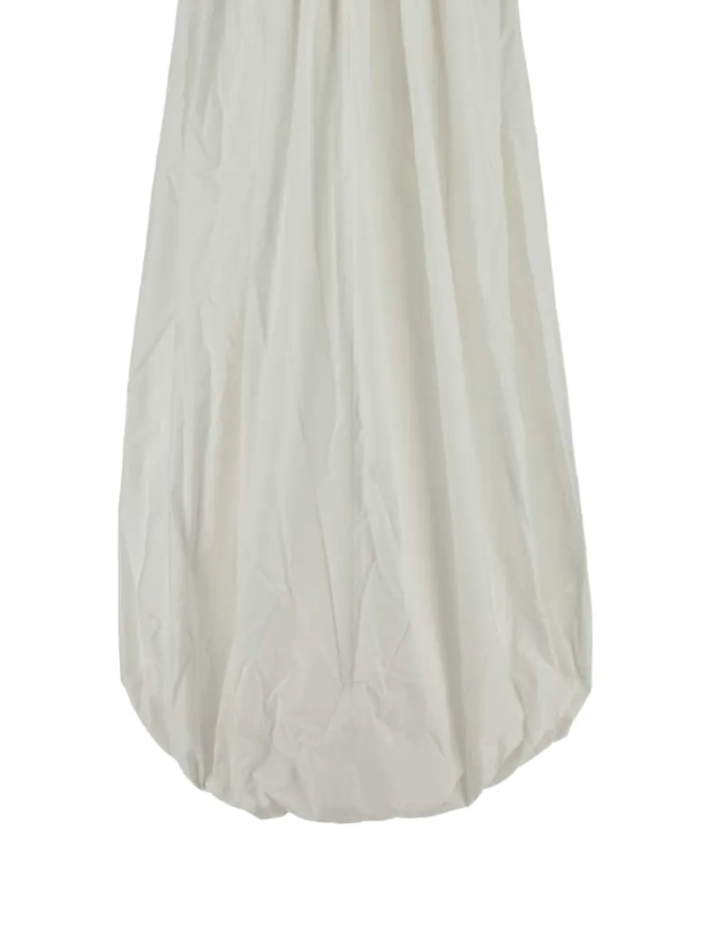  Armarium Gathered Balloon-hem Dress - White 