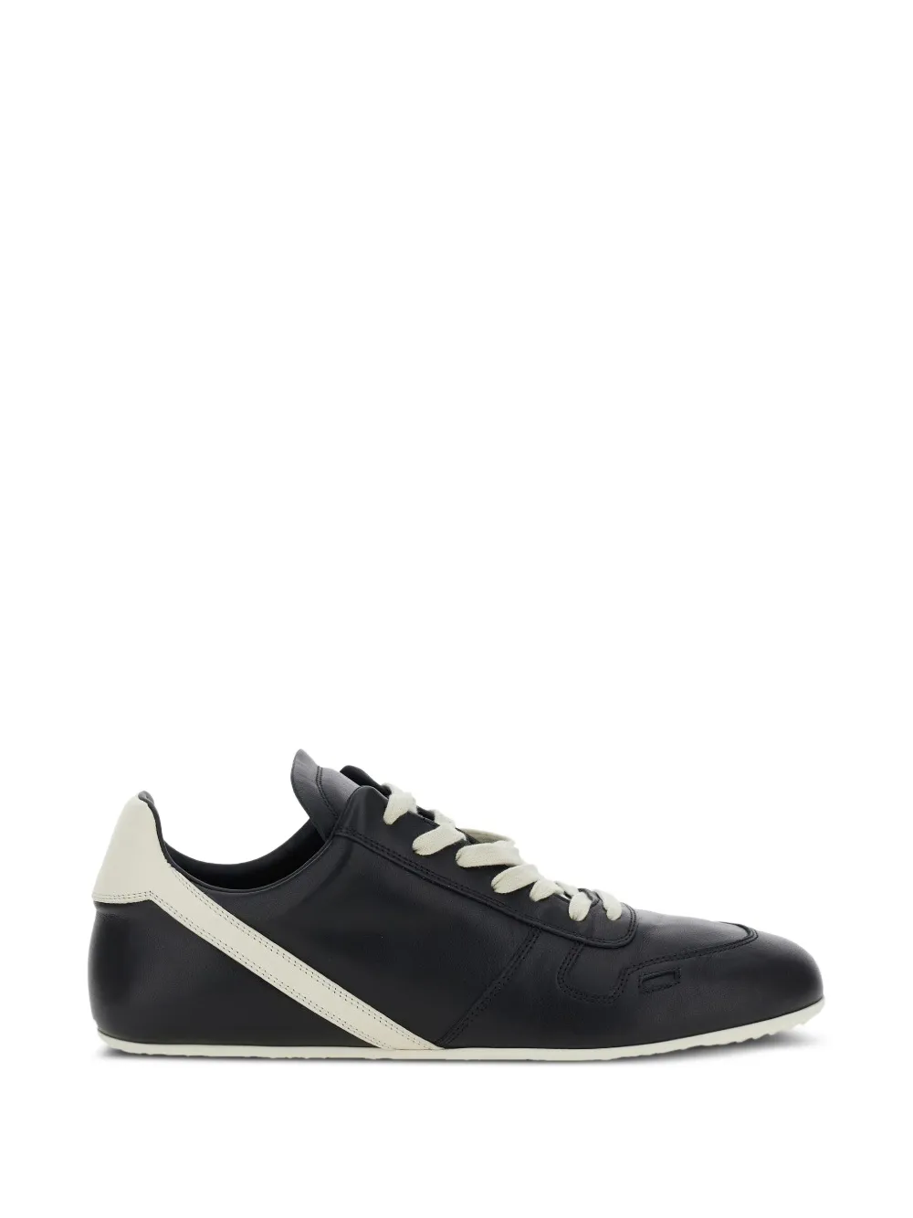 Rick Owens Sneakers met streep en vlak Zwart