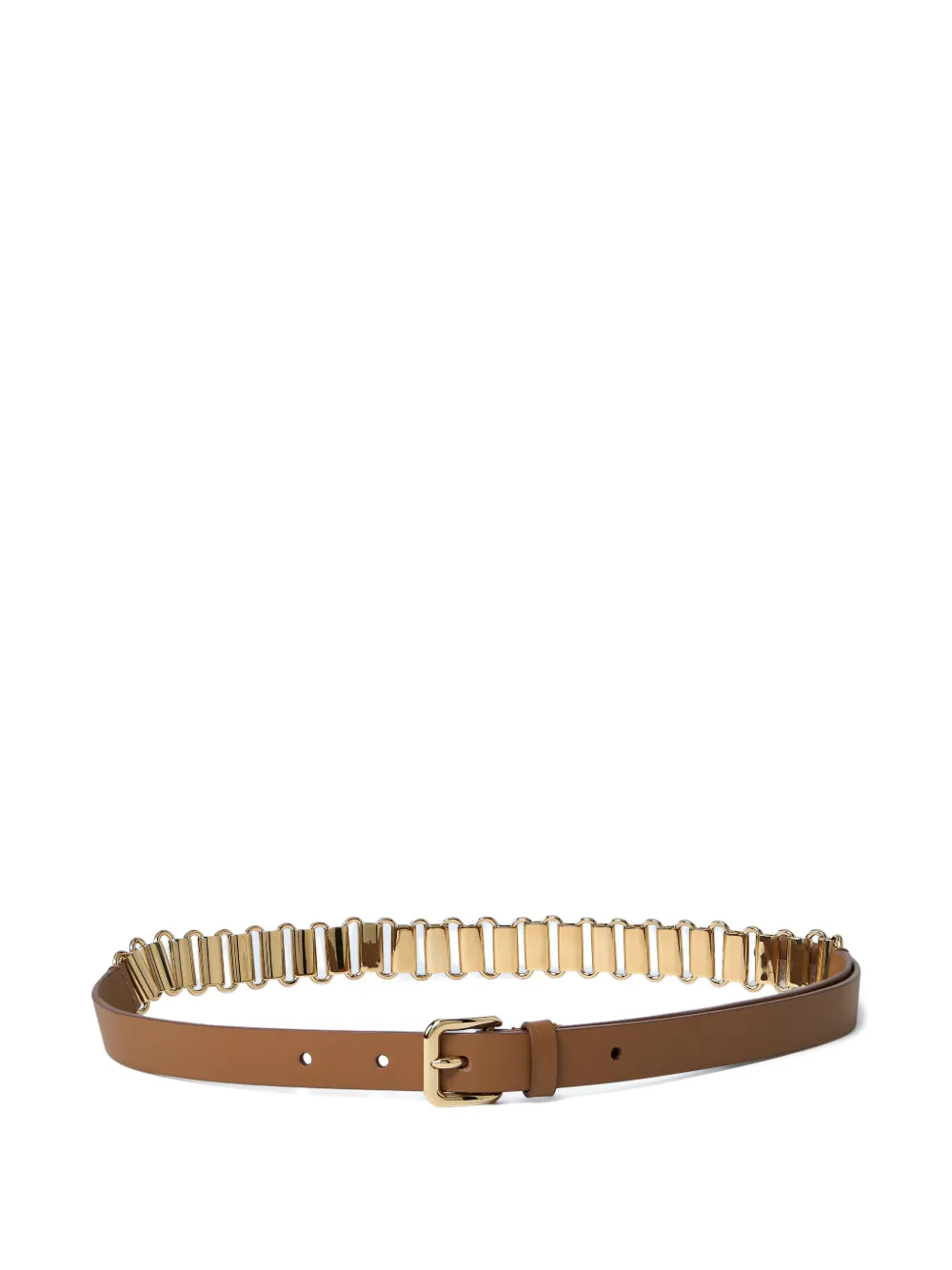 Miu Miu chain detail belt - Marrone