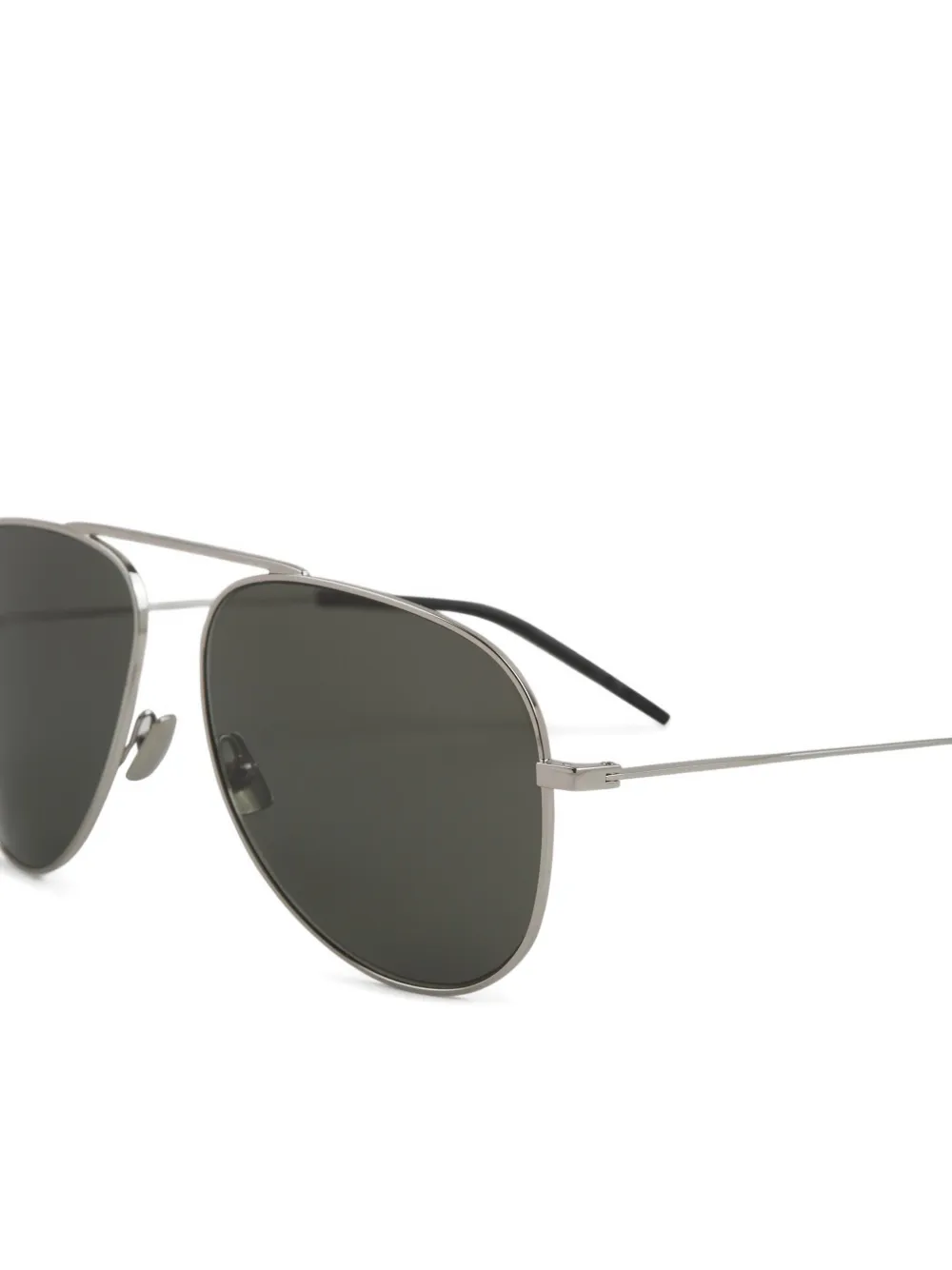 Saint Laurent Eyewear Zonnebril met piloten montuur Zilver