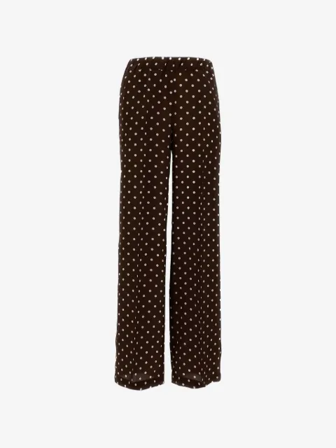 P.A.R.O.S.H. pantalones anchos con estampado de lunares