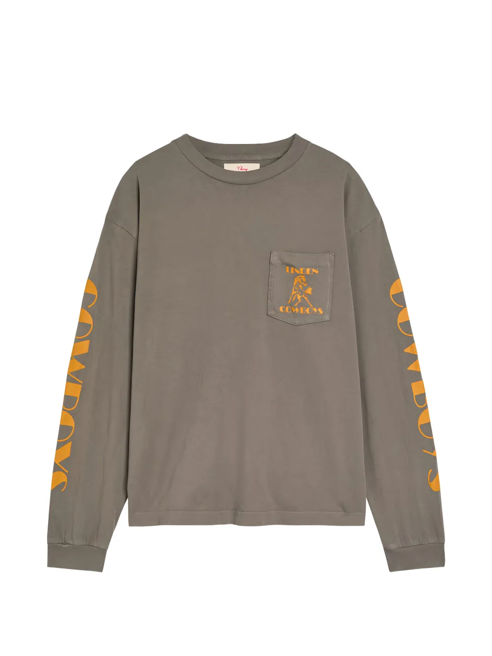 Cherry LA Cowboy printed T-shirt - Grigio