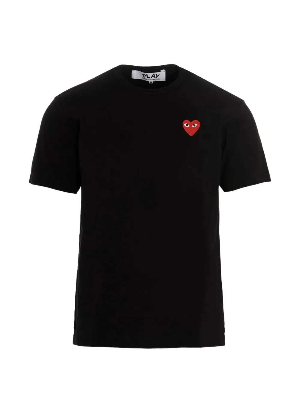 Comme Des Garçons heart appliqué T-shirt - Nero