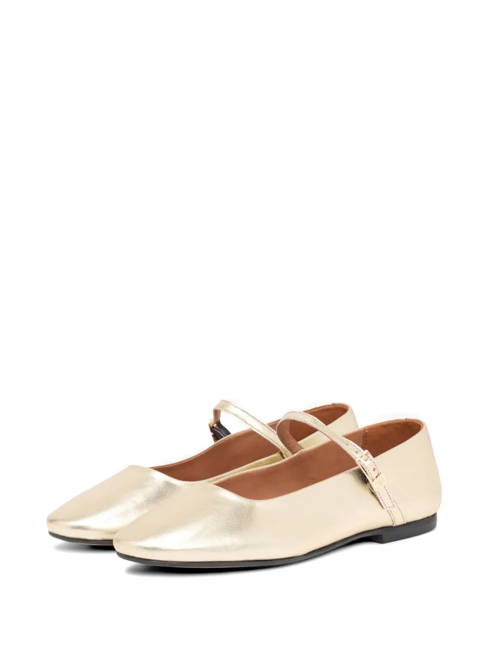 Tommy Hilfiger Ballerina's met bandje Goud
