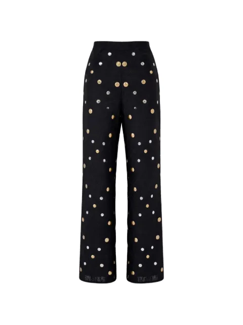 Hayley Menzies embroidered pyjama trousers