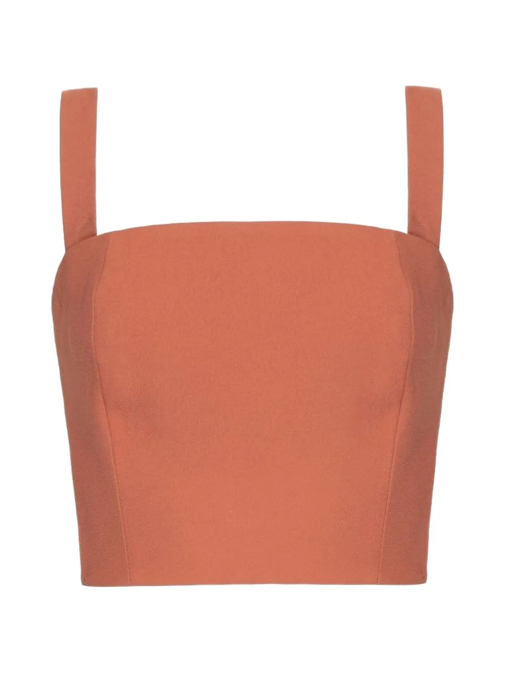 Lethicia Bronstein Cropped Top In Orange
