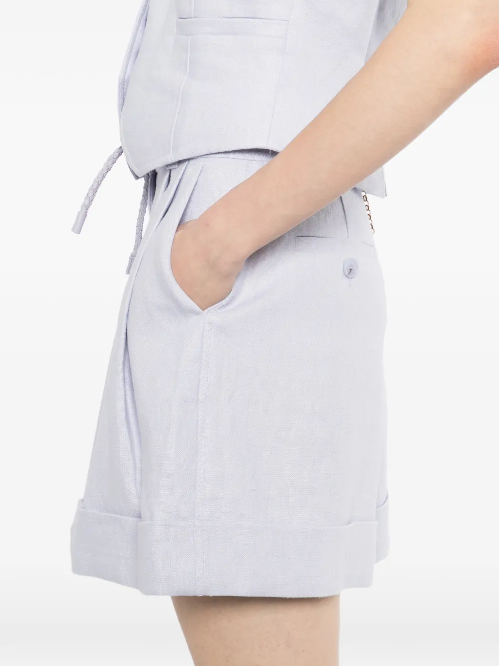 ZIMMERMANN Luna getailleerde shorts Paars
