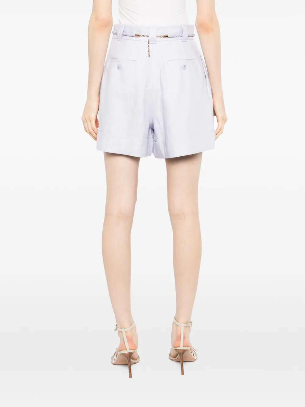 ZIMMERMANN Luna getailleerde shorts Paars