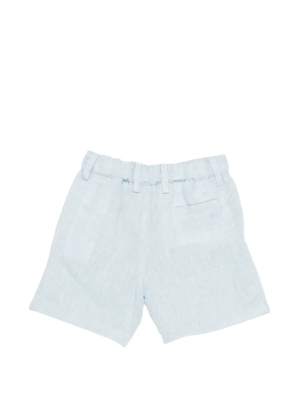  Fay Kids Belt-loops Shorts - Blue 