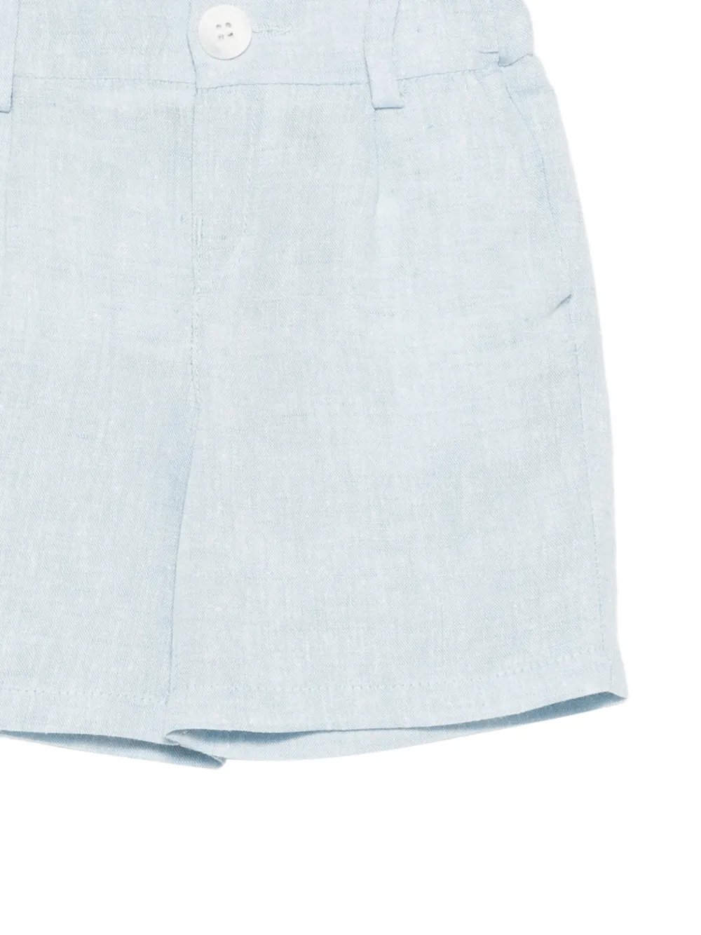  Fay Kids Belt-loops Shorts - Blue 