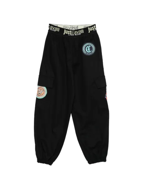 Just Cavalli logo-embroidered track pants