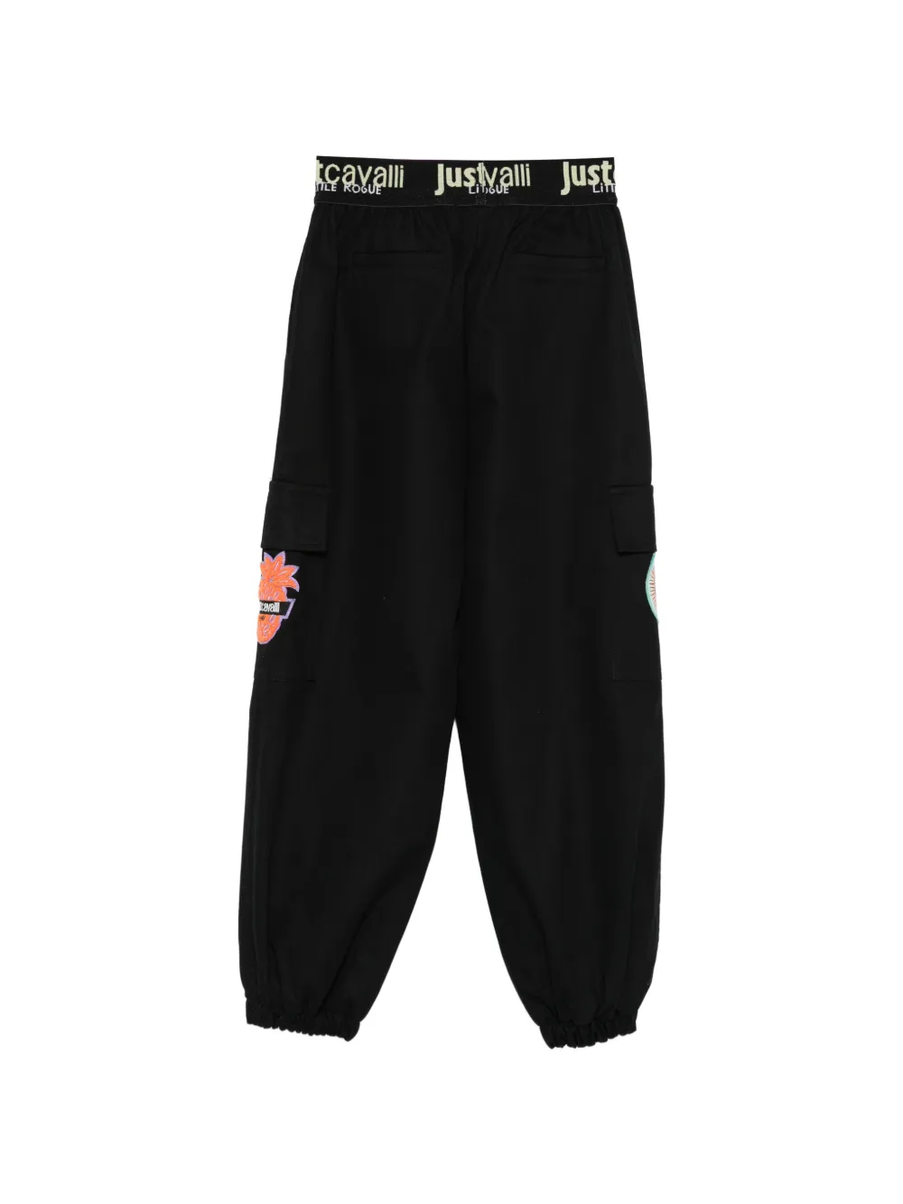  Just Cavalli Logo-embroidered Track Pants - Black 