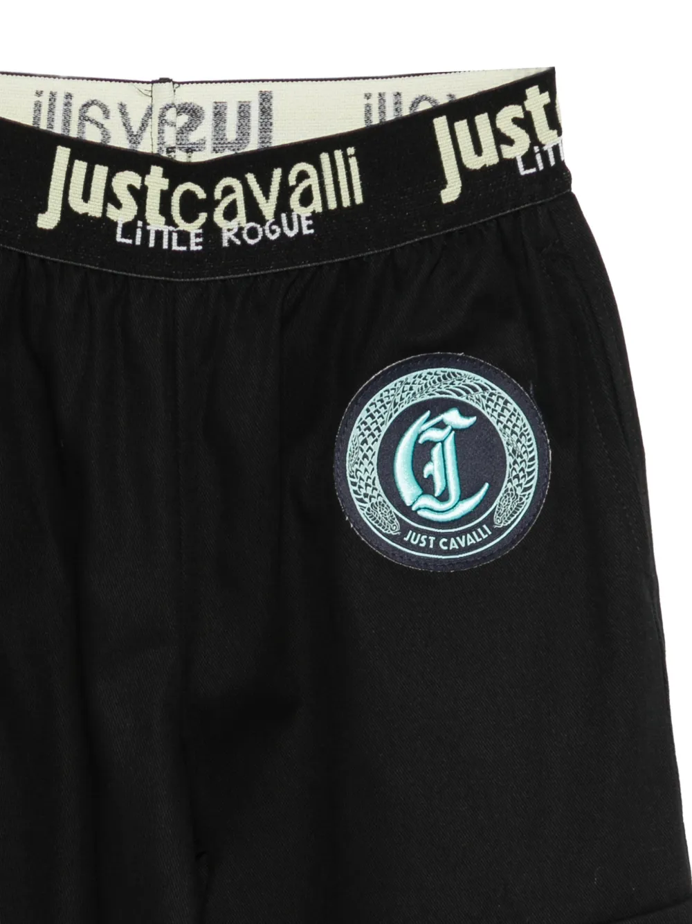  Just Cavalli Logo-embroidered Track Pants - Black 