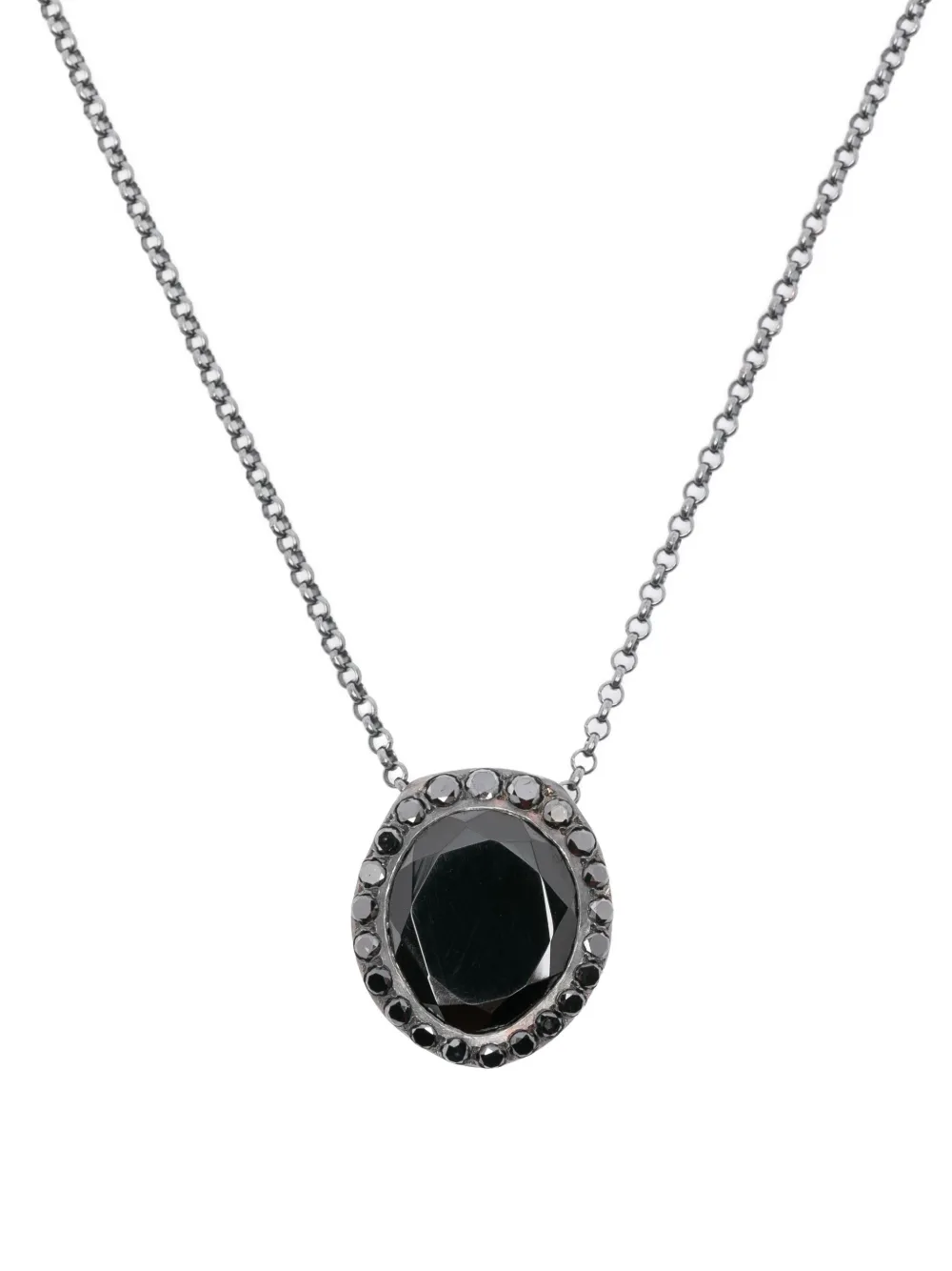  Rosa Maria Pe Diamond Necklace - Silver 