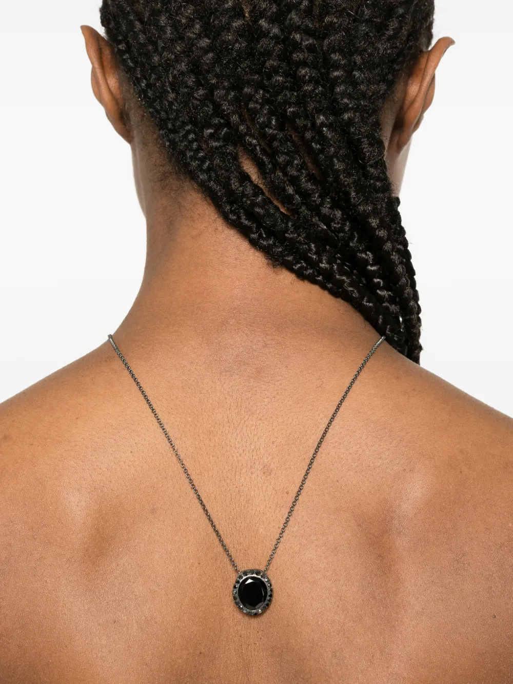  Rosa Maria Pe Diamond Necklace - Silver 
