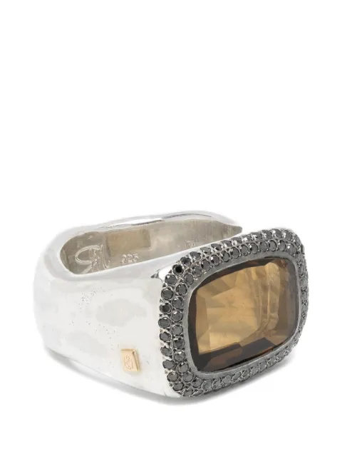 Rosa Maria crystal-embelished ring