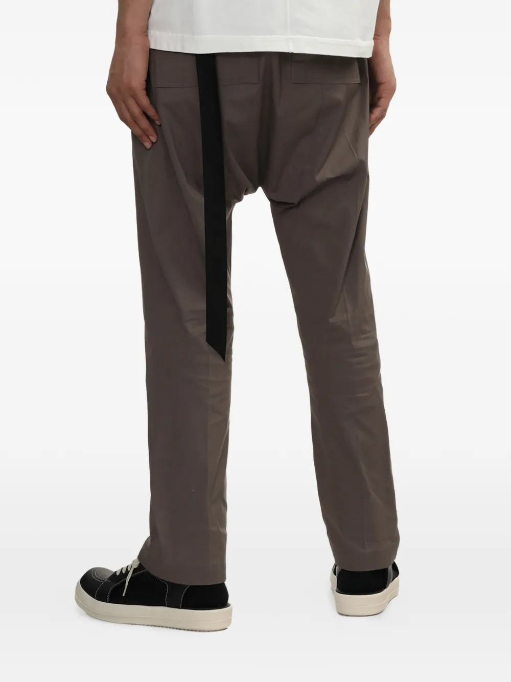 drawstring-waisr trousers