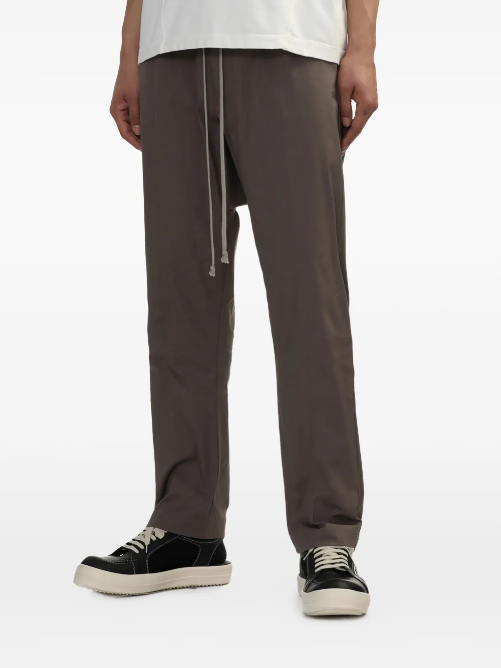 drawstring-waisr trousers