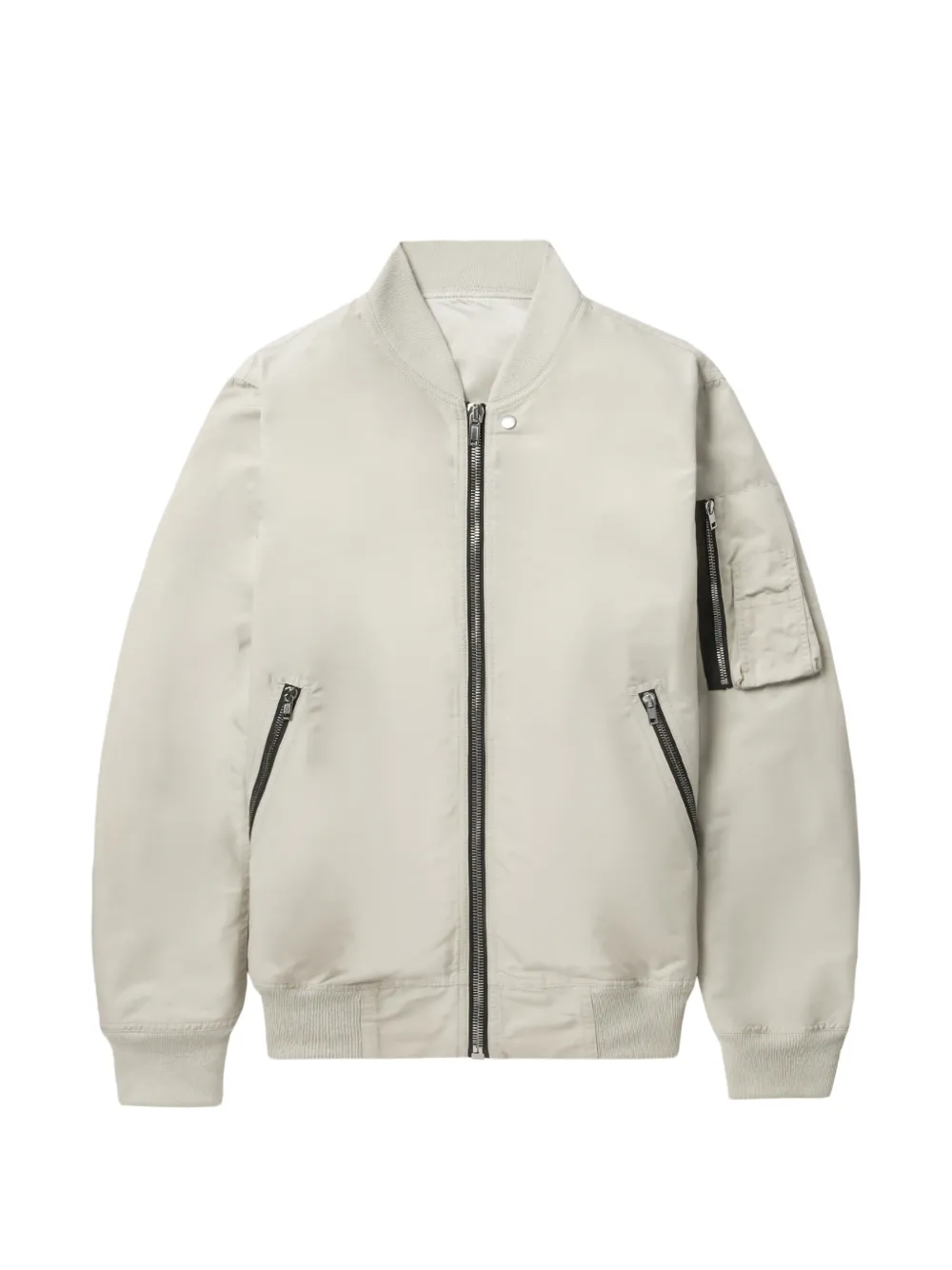 Rick Owens zip-pocket bomber jacket - Toni neutri