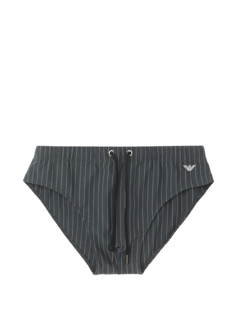 OUR LEGACY Pyla pinstripe swim briefs - Grau
