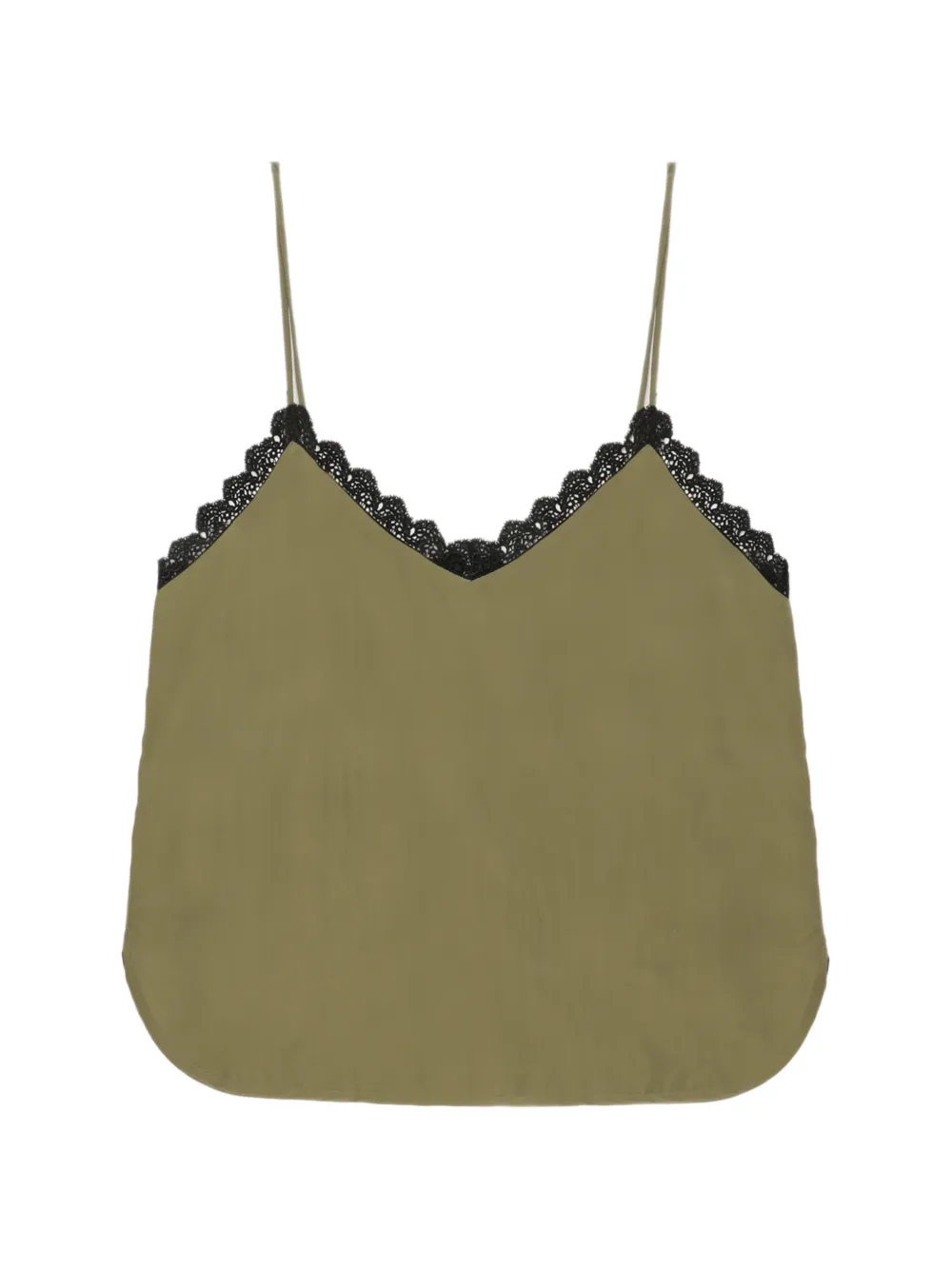 OUR LEGACY lace trim top - Grün