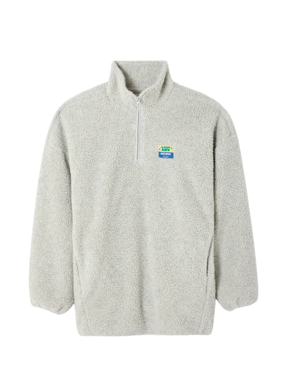 American Vintage Hoktown half-zip sweatshirt - Grigio