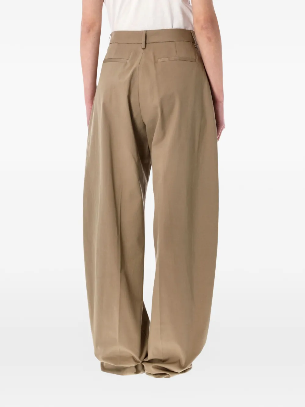 THELATEST Dina broek met riemlus Beige